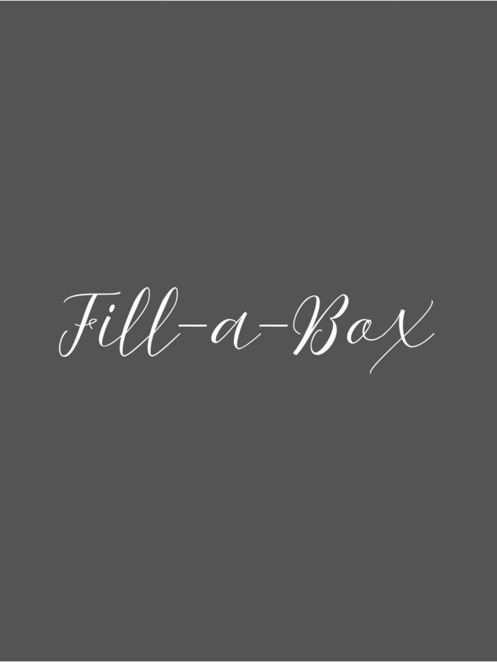 Fill-a-Box
